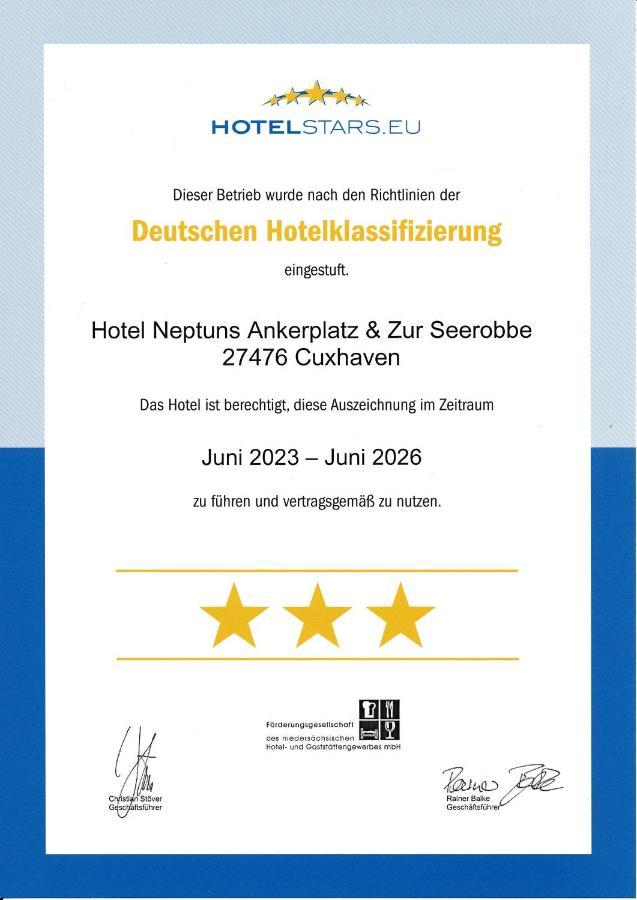 Hotel Zur Seerobbe Cuxhaven Extérieur photo